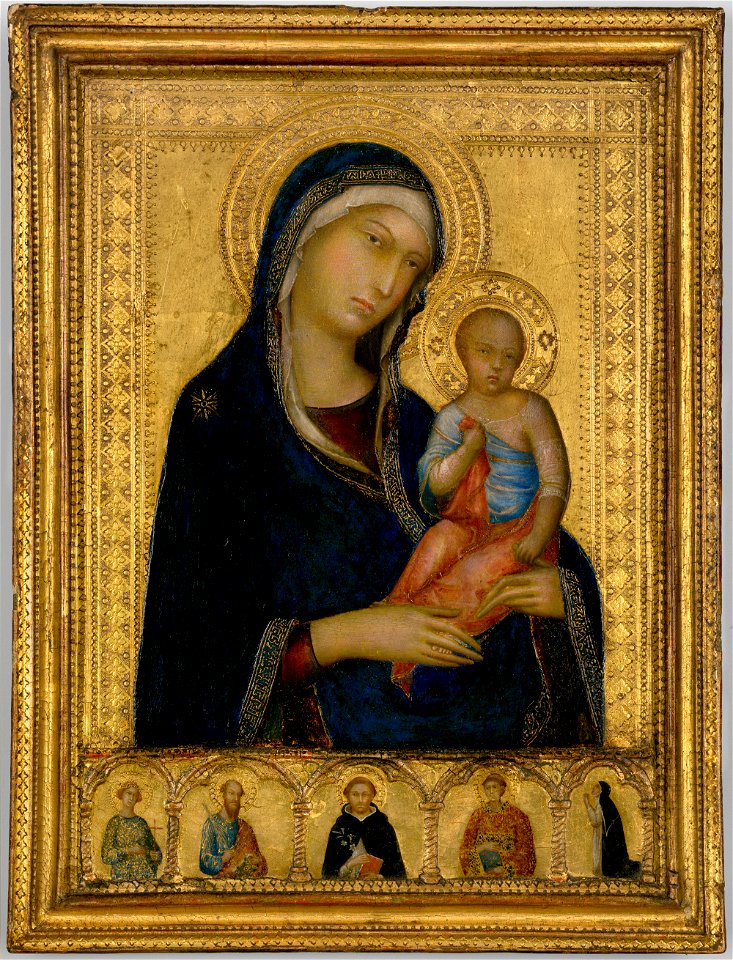 Simone Martini - Virgin and Child - P30w8 - Isabella Stewart Gardner Museum
