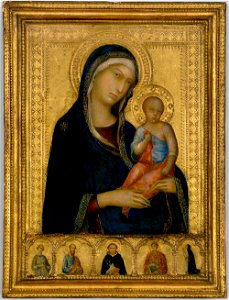 Simone Martini - Virgin and Child - P30w8 - Isabella Stewart Gardner Museum