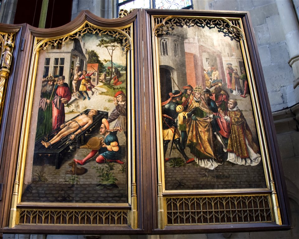 Sint-Laurentiuskerk (Bocholt) rechterpanelen Colijn de Coter 27-09-2019
