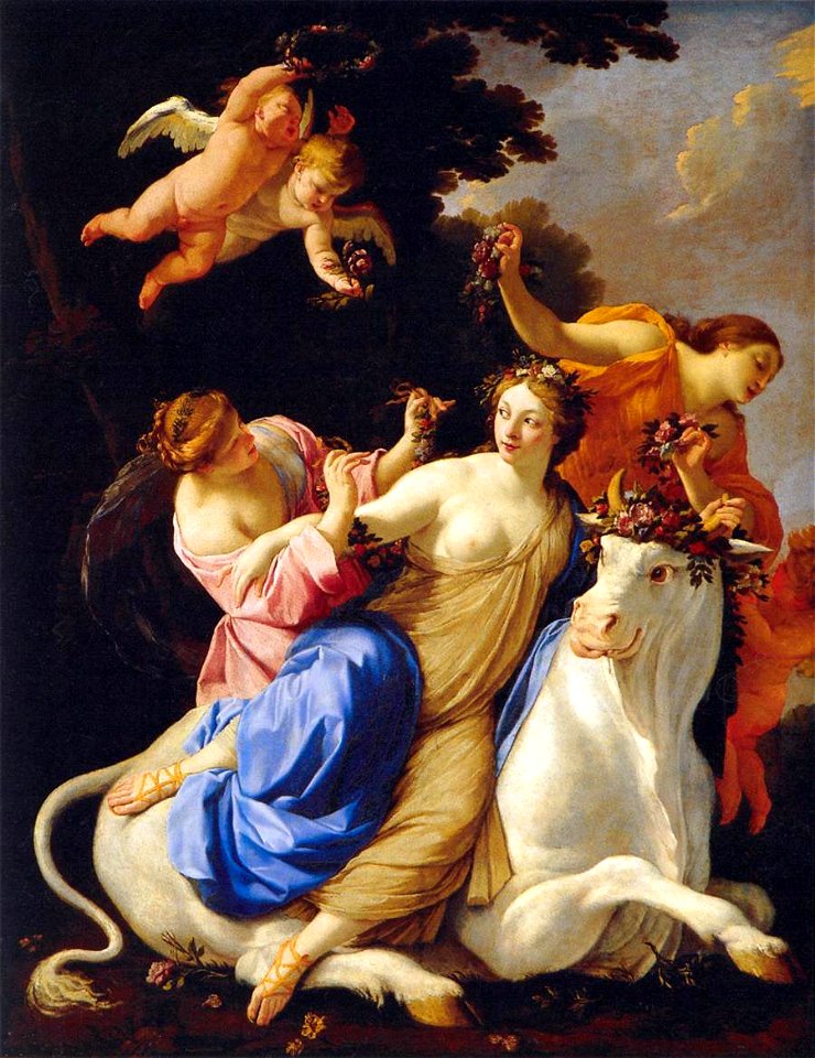 Simon Vouet - The Rape of Europa - WGA25375