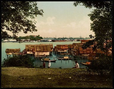 Singapore Scene in Kampong Bahru LCCN2017657641