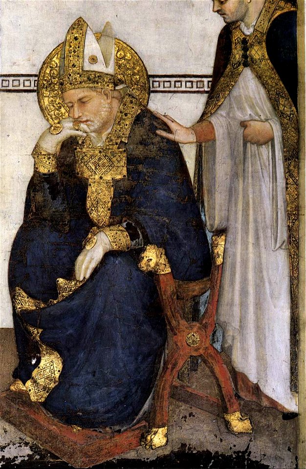 Simone Martini - Meditation (detail) - WGA21384