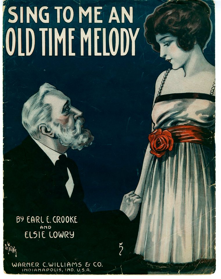 Sing to me an old-time melody 1915