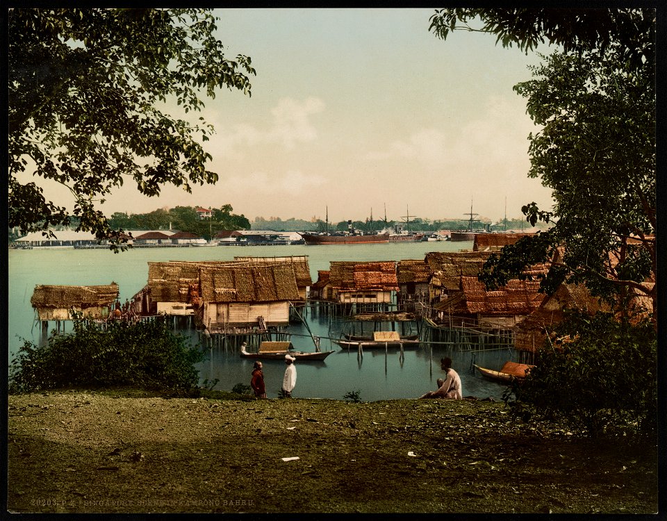 Singapore Scene in Kampong Bahru LCCN2017657641