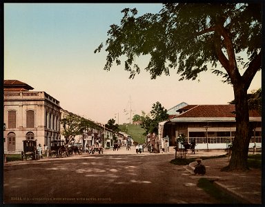 Singapore. High Street with Hotel Europe LCCN2017657652
