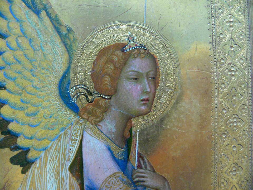 SimoneMartiniAnnonciationMuséeAnversDétailAnge