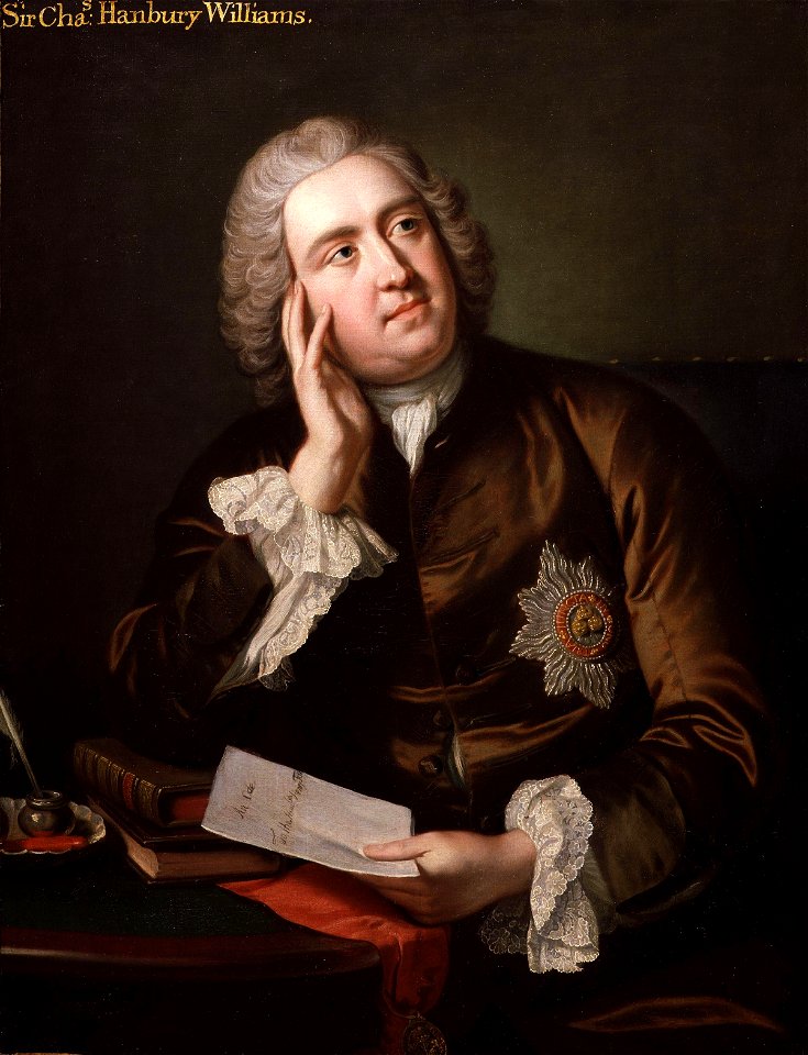 Sir Charles Hanbury Williams by John Giles Eccardt