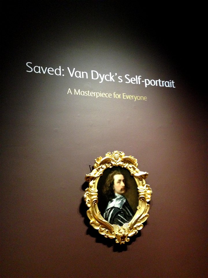 Sir Anthony van Dyck (c 1640) by Anthony van Dyck, National Portrait Gallery, London, UK - 20140628-02