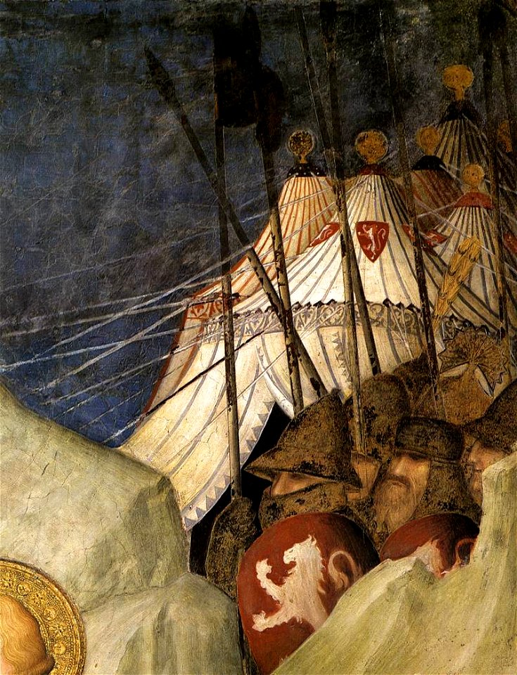 Simone Martini - Saint Martin Renounces his Weapons (detail) - WGA21378