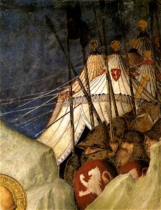Simone Martini - Saint Martin Renounces his Weapons (detail) - WGA21378