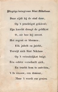 Sint Nikolaas en zijn knecht - KW GW A111695 - 004r