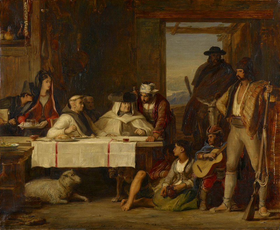 Sir David Wilkie (1785-1841) - The Spanish Posada, A Guerilla Council of War - RCIN 405094 - Royal Collection