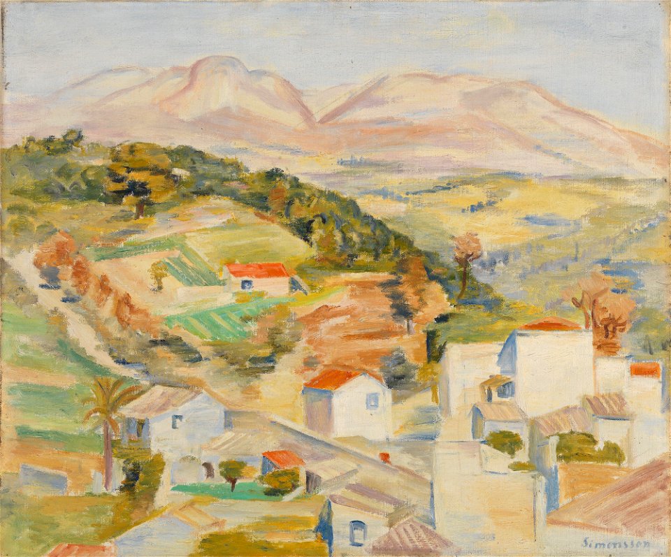 Birger Simonsson - St.Anne, Provence - NG.M.01319b - National Museum of Art, Architecture and Design
