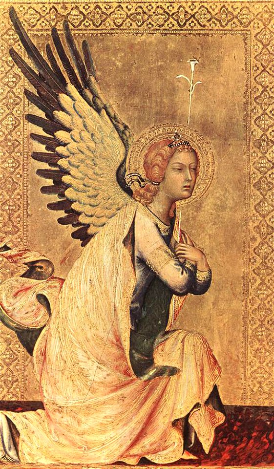 Simone Martini The Angel Of The Annunciation