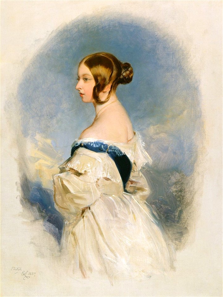 Sir Edwin Landseer (1803-73) - Queen Victoria (1819-1901) - RCIN 405040 - Royal Collection