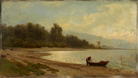 Otto Sinding - Landscape at Mjøsa - NG.M.00649 - National Museum of Art, Architecture and Design