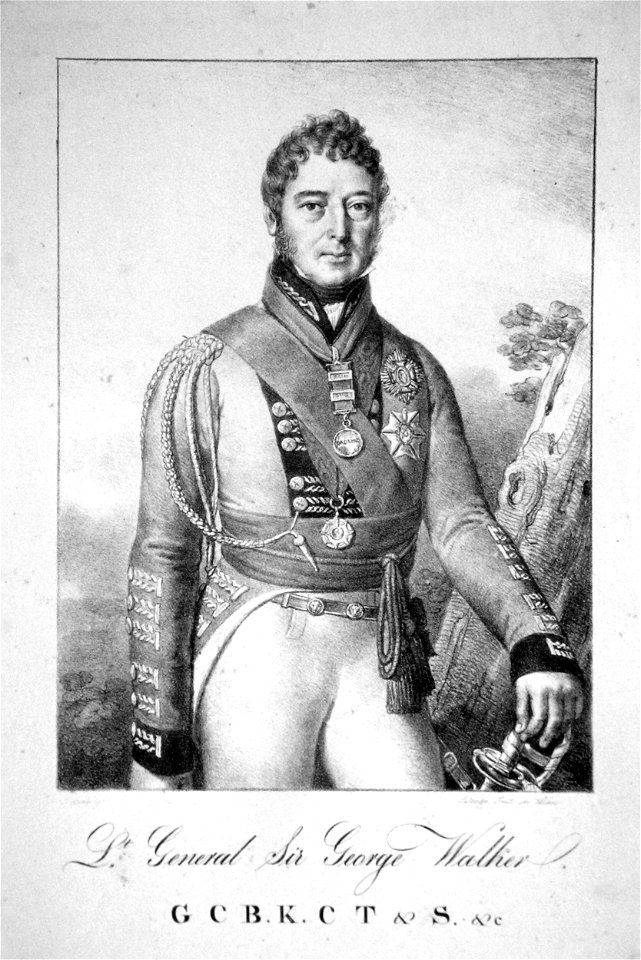 Sir George Walker Litho
