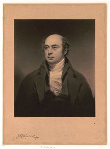 Sir Francis Leggatt Chantrey, half-length portrait, facing slightly left) - Painted by Sir Hy. Raeburn ; engraved by C. Turner, A.R.A LCCN2004671526