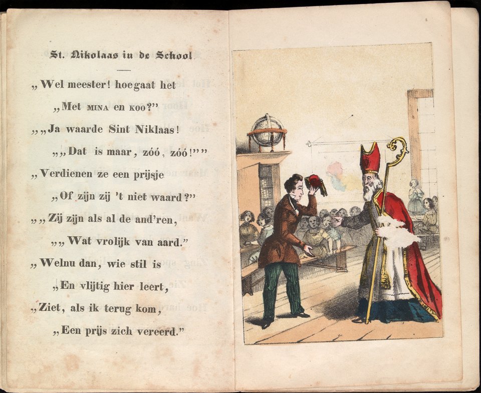 Sint Nikolaas en zijn knecht - KW GW A111695 - 013v-014r