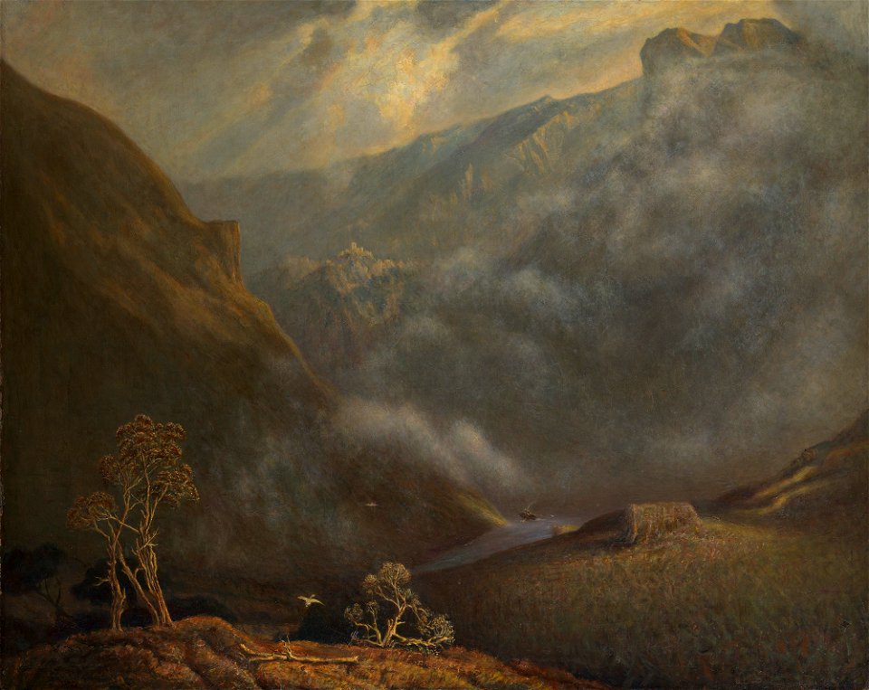 Sir Augustus Wall Callcott (1779-1844) - A Scene near Capel-Curig, North Wales - RCIN 406292 - Royal Collection
