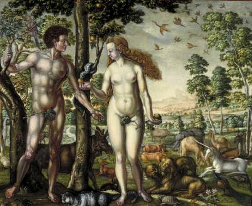 Sinibaldo Scorza - Adam en Eva in het Paradijs - 2968 (OK) - Museum Boijmans Van Beuningen
