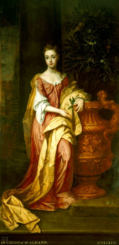 Sir Godfrey Kneller (1646-1723) - Diana De Vere, Duchess of St. Albans (d.1742) - RCIN 404722 - Royal Collection