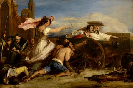 Sir David Wilkie (1785-1841) - The Defence of Saragossa - RCIN 405091 - Royal Collection