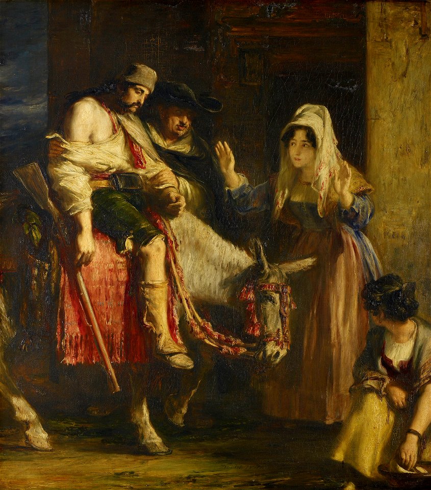 Sir David Wilkie (1785-1841) - The Guerilla's Return - RCIN 405093 - Royal Collection