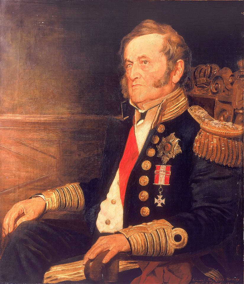 Sir Fairfax Moresby, c. 1786-1877, Admiral of the Fleet RMG BHC2869