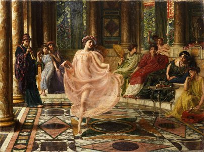 Sir Edward John Poynter - The Ionian Dance Motus doceri gaudet Ionicos, Matura virgo, et fingitur artibus