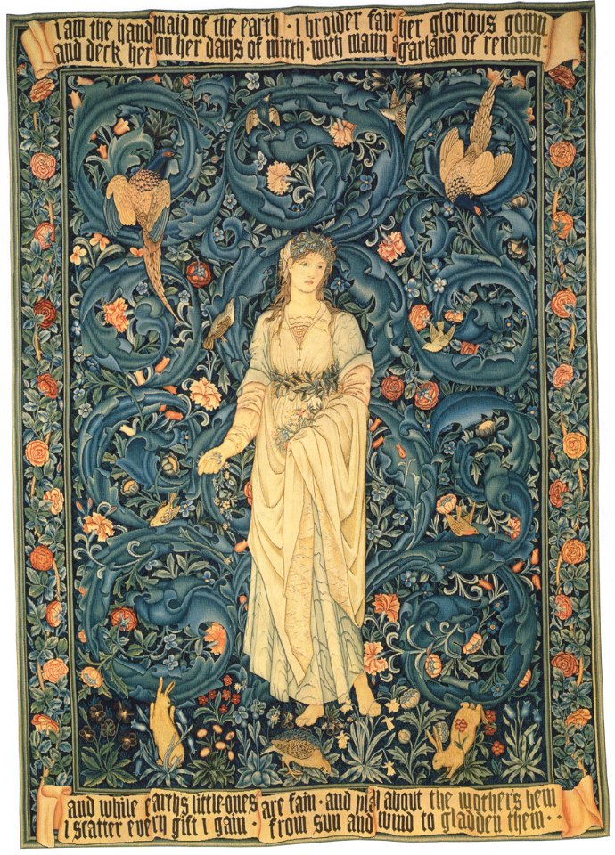 Sir Edward Burne Jones and William Morris - Flora