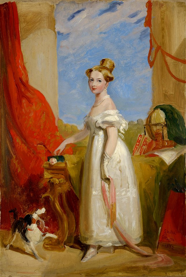 Sir George Hayter (1792-1871) - Queen Victoria (1819-1901) when Princess - RCIN 400569 - Royal Collection