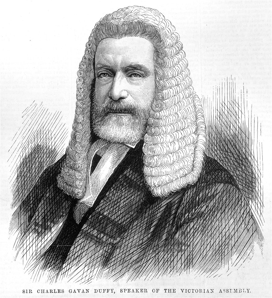Sir Charles Gavan Duffy, Speaker of the Victorian Assembly