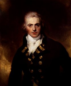 Sir Graham Moore by Sir Thomas Lawrence. Free illustration for personal and commercial use.