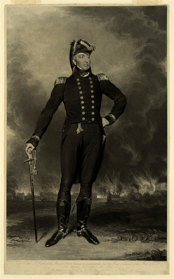 Sir George Cockburn, G.C.B., rear admiral of the Red & one of his Majesty's lords of the admiralty - painted by I.J. Halls, Esqr. ; engraved by C. Turner. LCCN2012645261