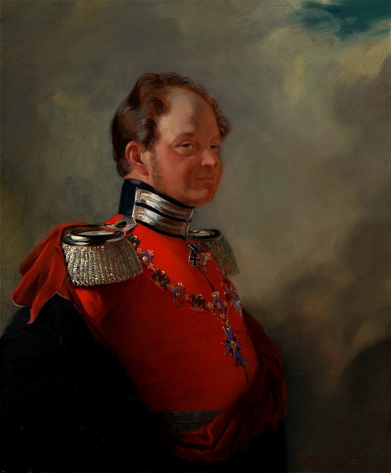Sir George Hayter (1792-1871) - Frederick William IV, King of Prussia (1795-1861) - RCIN 406221 - Royal Collection