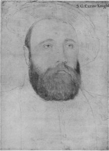 Sir George Carew, by Hans Holbein the Younger