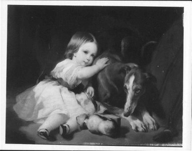 Sir Edwin Landseer (1803-73) - Princess Alice and Eos - RCIN 407493 - Royal Collection