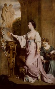 Sir Joshua Reynolds - Lady Sarah Bunbury Sacrificing to the Graces - 1922.4468 - Art Institute of Chicago