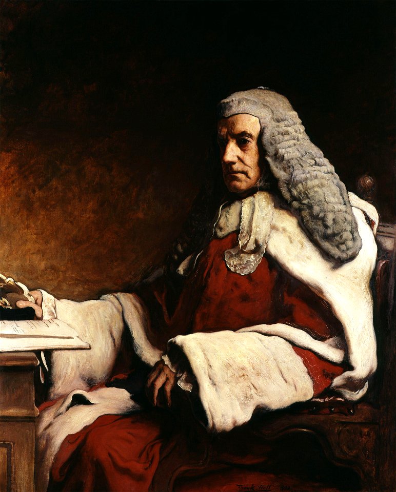 Sir John Walter Huddleston by Francis Montague ('Frank') Holl