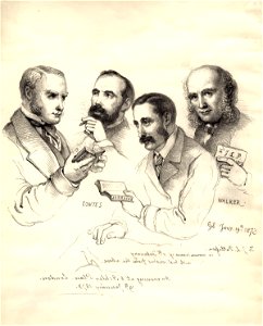 Sir George Scharf and friends by Sir George Scharf