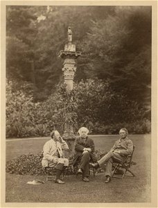 Sir John Everett Millais, 1st Bt; John Bright; Henry James, 1st Baron James of Hereford by Rupert Potter