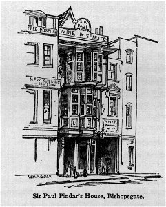 Sir Paul Pindar's House, Bishopsgate - Walks in London, Augustus Hare, 1878