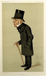 Sir George Biddell Airy. Chromolithograph by (Ape), 1875. Wellcome V0000062