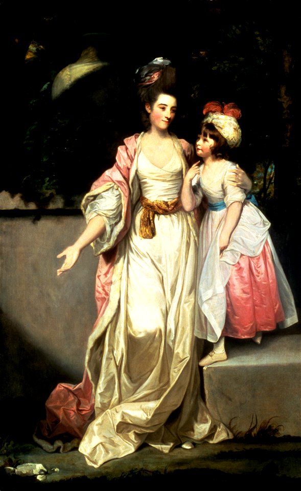 Sir Joshua Reynolds - Portrait of Mrs. Jelf Powis and her Daughter - BF.1985.7 - Museum of Fine Arts