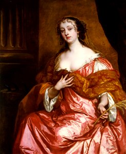 Sir Peter Lely (1618-80) - Elizabeth Hamilton, Countess of Gramont (1641-1708) - RCIN 404960 - Royal Collection