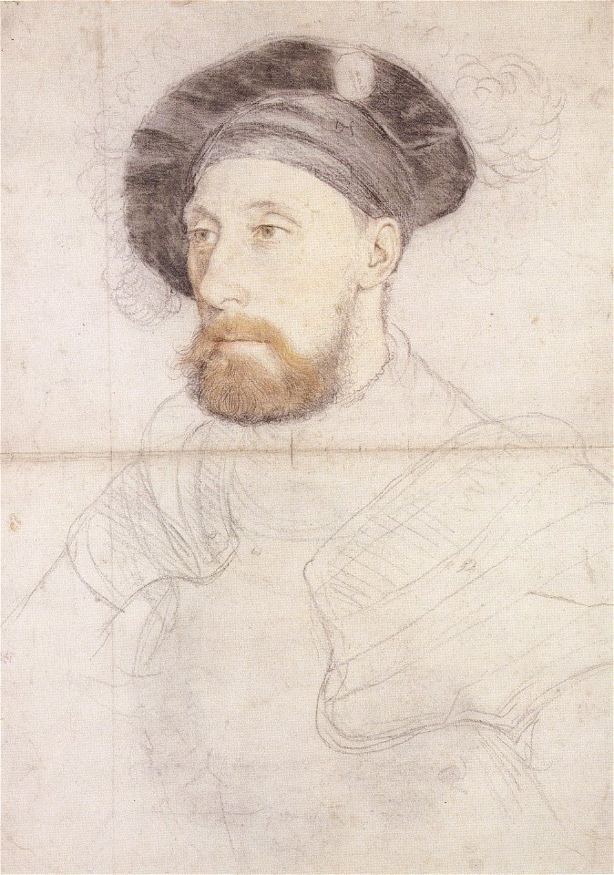 Sir Nicholas Carew, by Hans Holbein the Younger