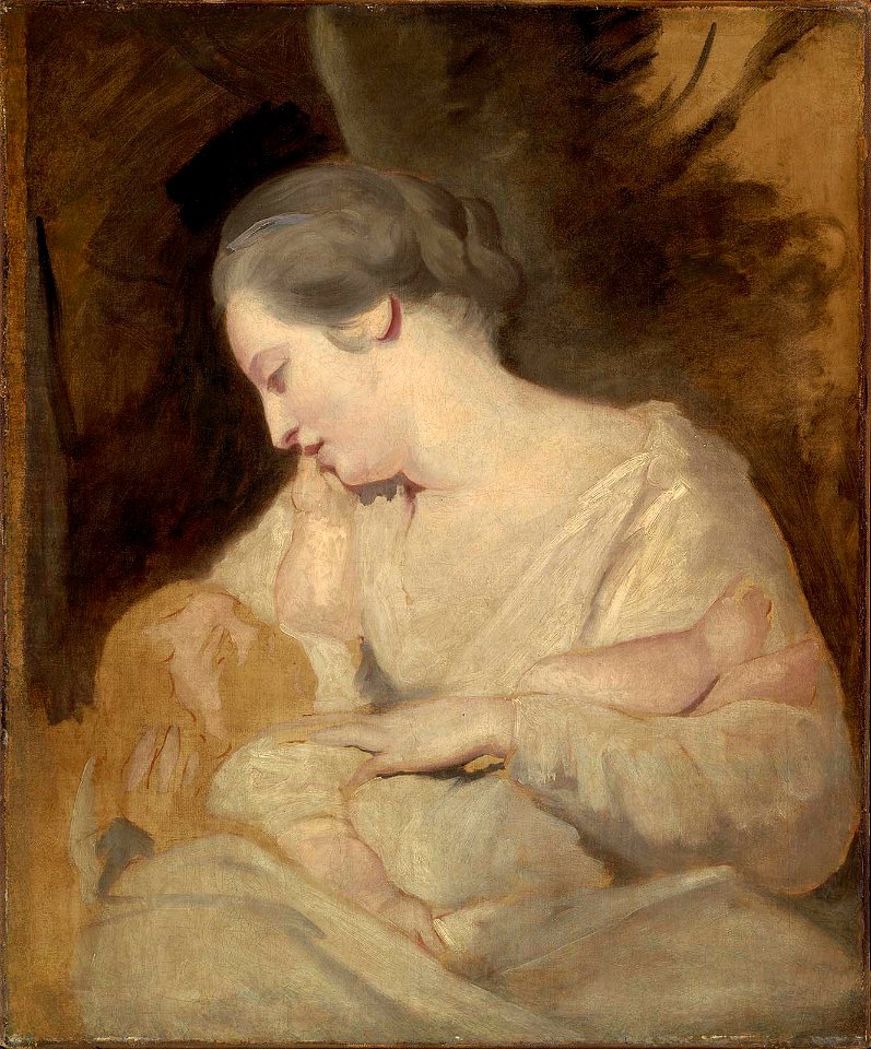 Sir Joshua Reynolds - Mrs. Richard Hoare Holding her Child - 1982.138 - Museum of Fine Arts