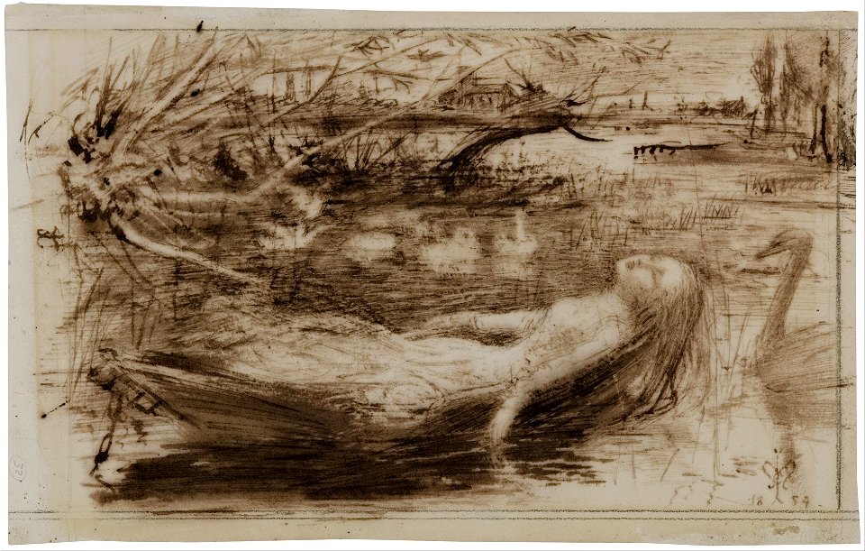 Sir John E. Millais - The Lady of Shalott - Google Art Project
