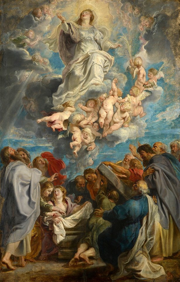 Sir Peter Paul Rubens (Siegen 1577 - Antwerp 1640) - The Assumption of the Virgin - RCIN 405335 - Royal Collection